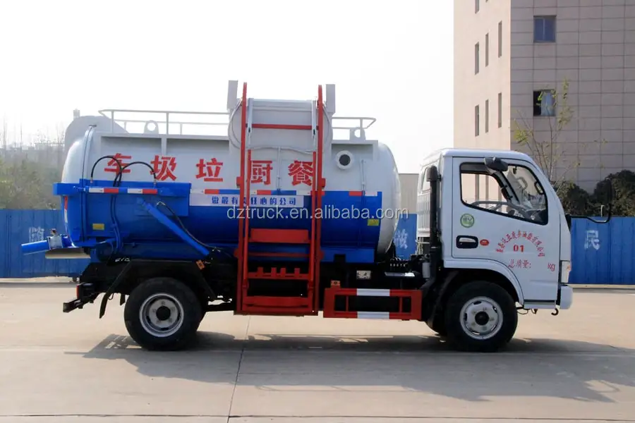 5m3 Kitchen Garbage Truck/ 5m3 Restaurant Refuse Collector Truck For