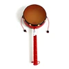 traditional chinese instrument musical large toy rattle Wooden Drum for Kids