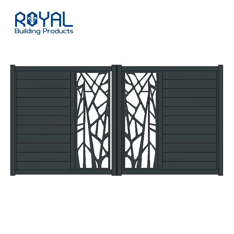 Easy Set Fashional Aluminum Slat Driveway Gate Designs - Buy Aluminum ...