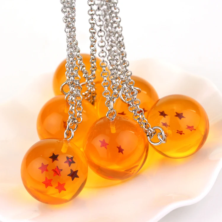 Halskette Goku Dragon Ball – Anime Anhänger 50mm, 60cm Kette Aus Nickelfreier Legierung