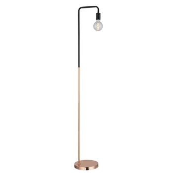 rose gold and black lamp