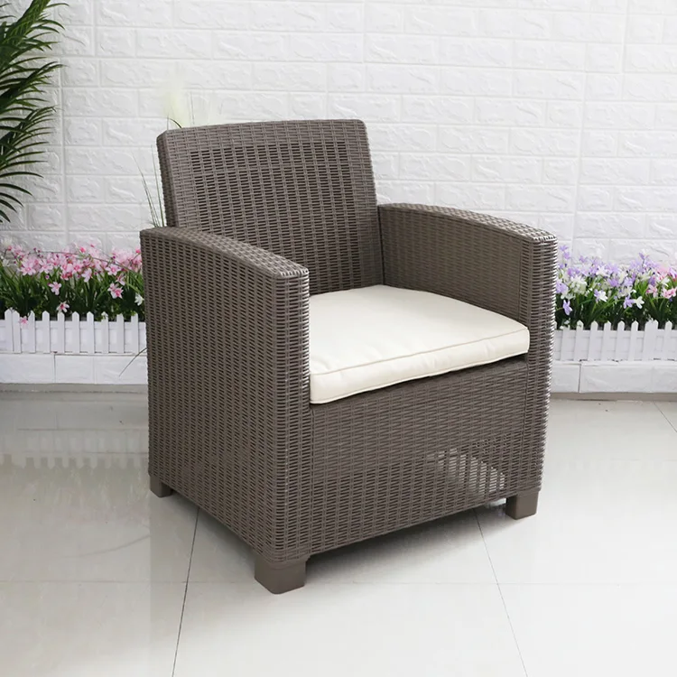 Outdoor Furniture Garden Used Rattan Design Plastic Waterproof 4pcs