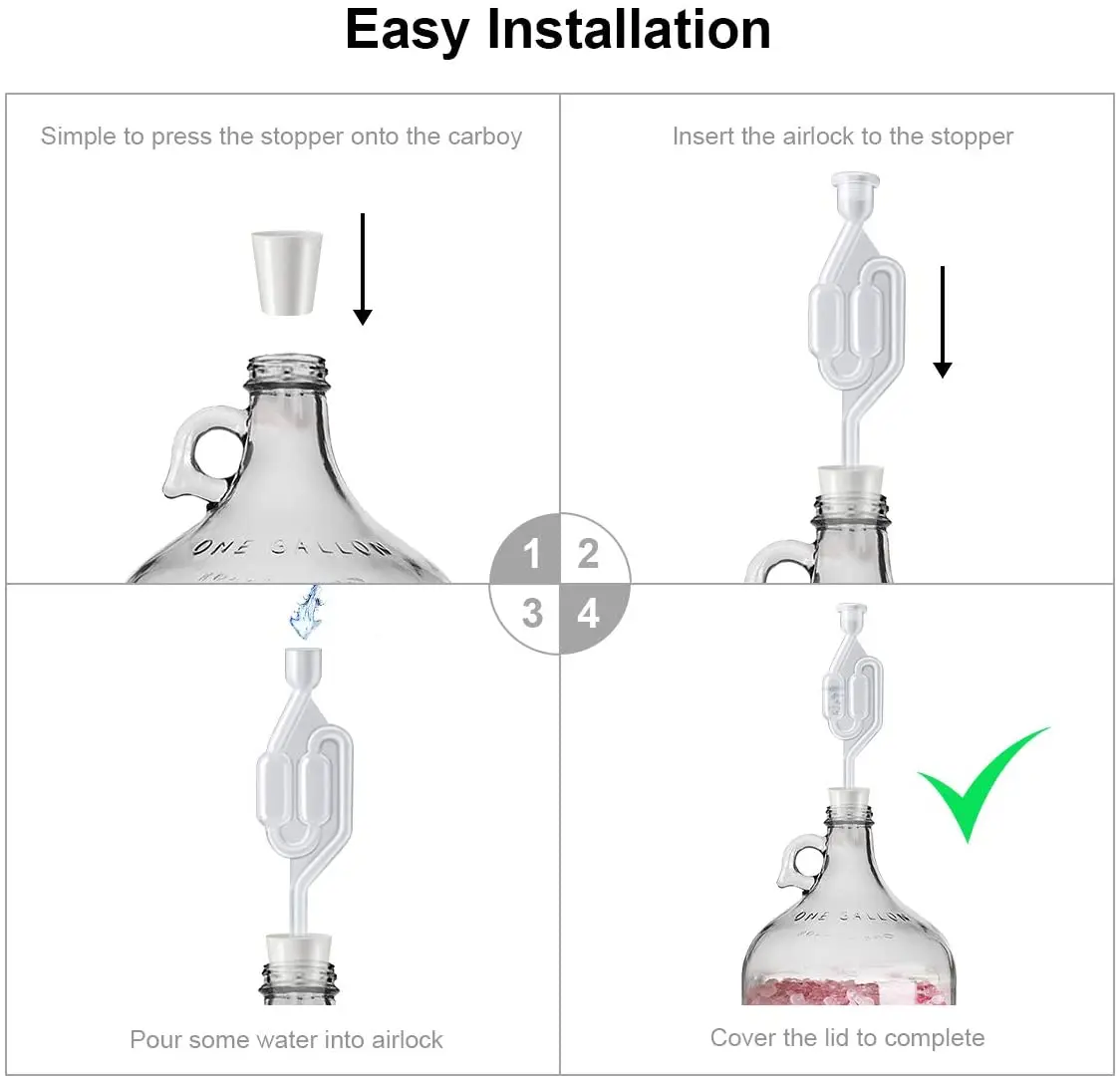 Fermentation Airlock Brewing Wine Beer Bubble For Wine Making Beer