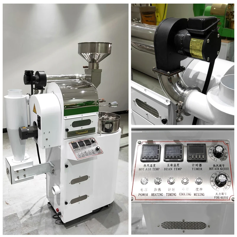 Small Coffee Roaster 2.5kg Italian Coffee Roasters Coffee Roaster Machine With Usb Data Logger