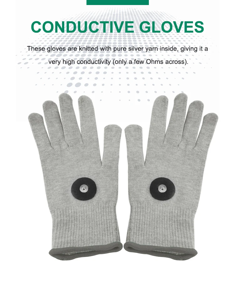 Touch Screen Conductive Tens Grounding Antimicrobial Telefingers