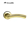 High Quality Luxurious European Gold Zinc Interior Door Handle & Knob