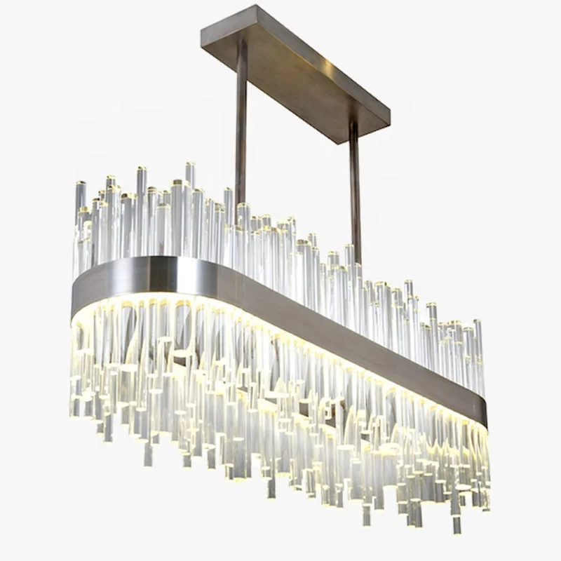 modern LED crystal chandelier battery powered for bedroom