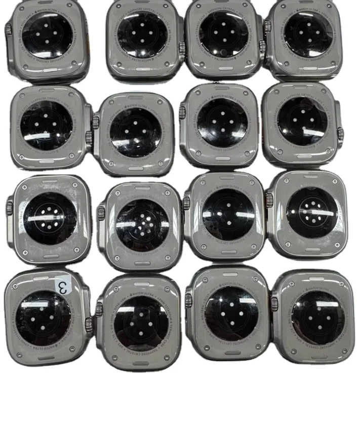 Refurbished Apple Watch Ultra 2 packaging with Apple certification seal and accessories