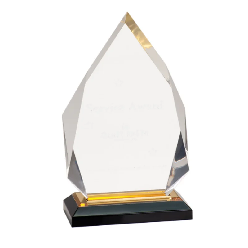Custom Sublimation Blanks Trophy Plaque Crystal Trophies Medals Plaques