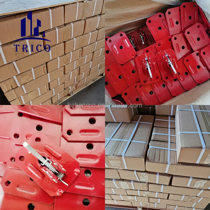 Spring clamps in red paint