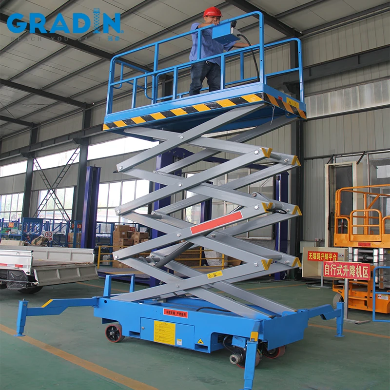 6-14m Customised Fully Self-propelled Scissor Lift Platform With ...