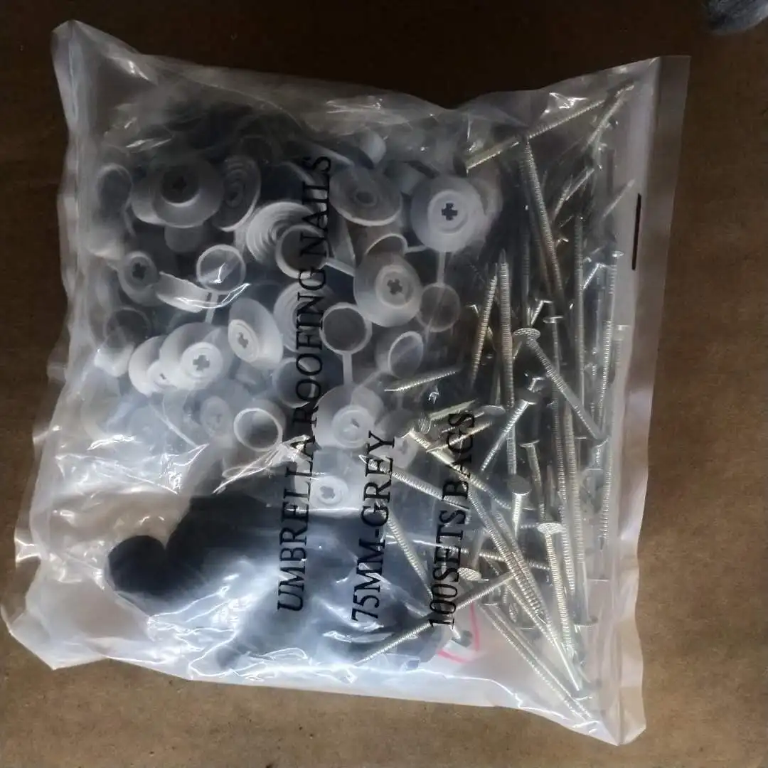 SAFE TOP CAP NAILS AFRICA 75MM X3.55MM LOWER PRICE 100SETS, View