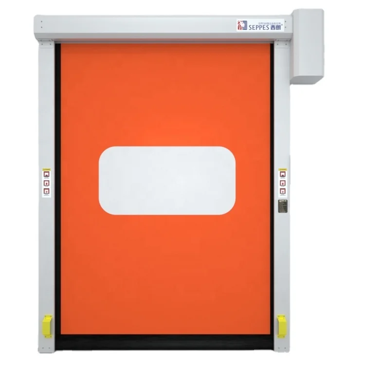 Automatic Sliding Door Fast Speed Pvc Door Zipper Structure High Speed Gate/ High Speed Shutter