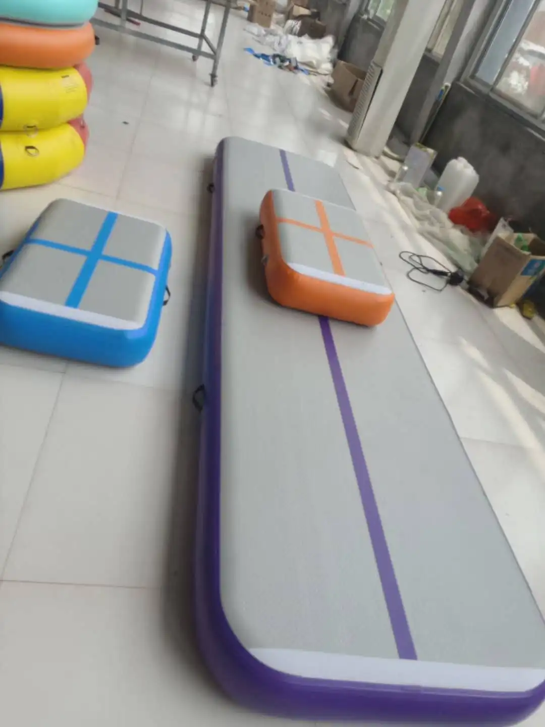 Wholesale Gymnastics Equipment Square Inflatable Air Tumble Track