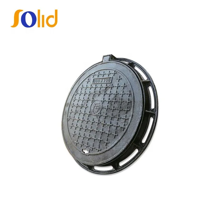 Round Sand Casting Ductile Cast Iron Recessed Round Manhole Cover And Frame Mould