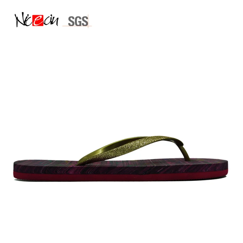 rubber thong sandals with backstrap