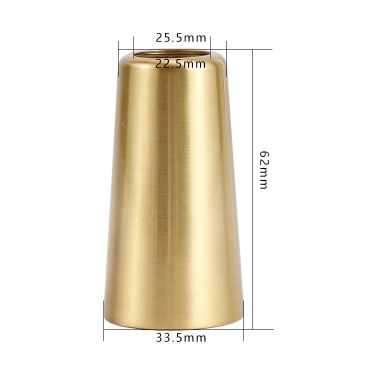 Furniture Leg Feet Caps Brass Gold Table End Metal Protect Cover Chair