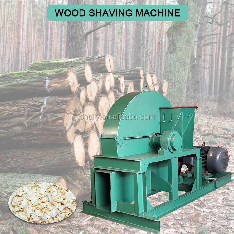 wood slab shaving machine roll wood wool machine for chicken bedding horse