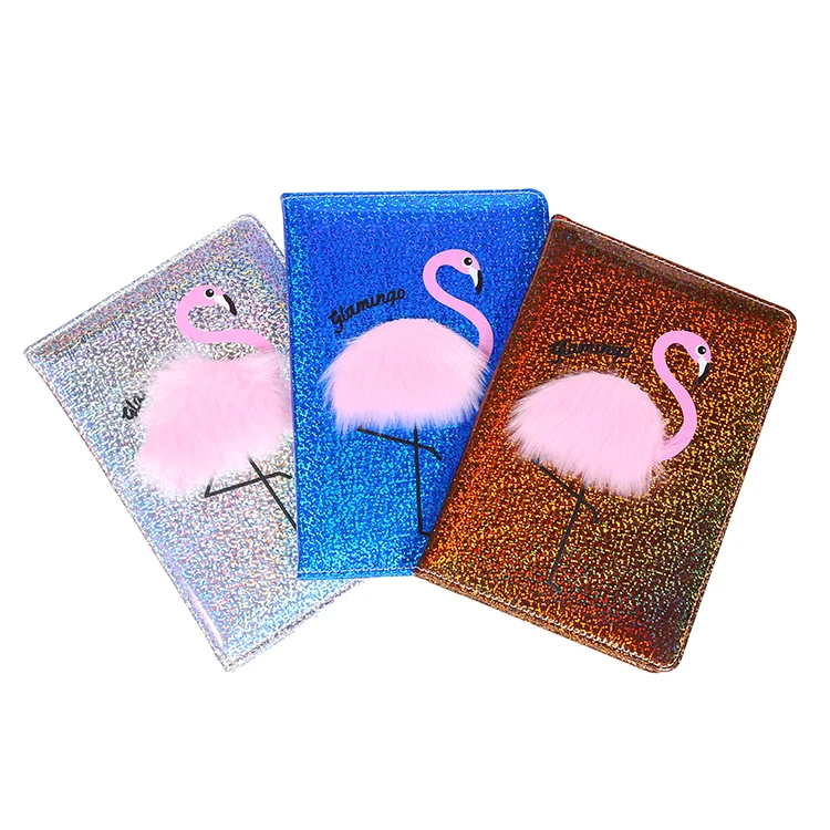 Different Pattern Fancy Souvenir A5 Size Eco-friendly Plush Diary Fluffy Notebook