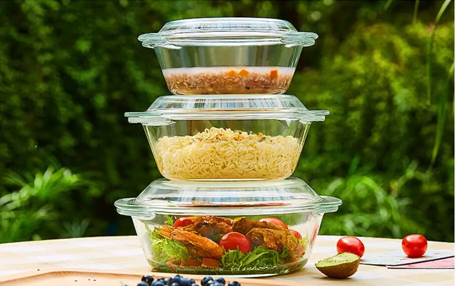 Oven Microwave Safe Glass Cookware High Borosilicate Glass Casseroles