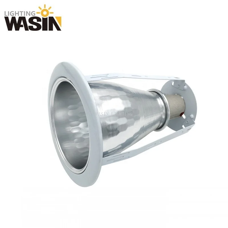 142mm White Color Iron Lamp Body Matt Cup E27 Spotlight Housing LED Or Halogen Bulb Recessed Mounted Downlight Fixture