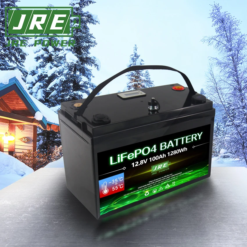 Side-by-side comparison: compact 300Ah LiFePO4 battery vs. bulky 300Ah AGM battery