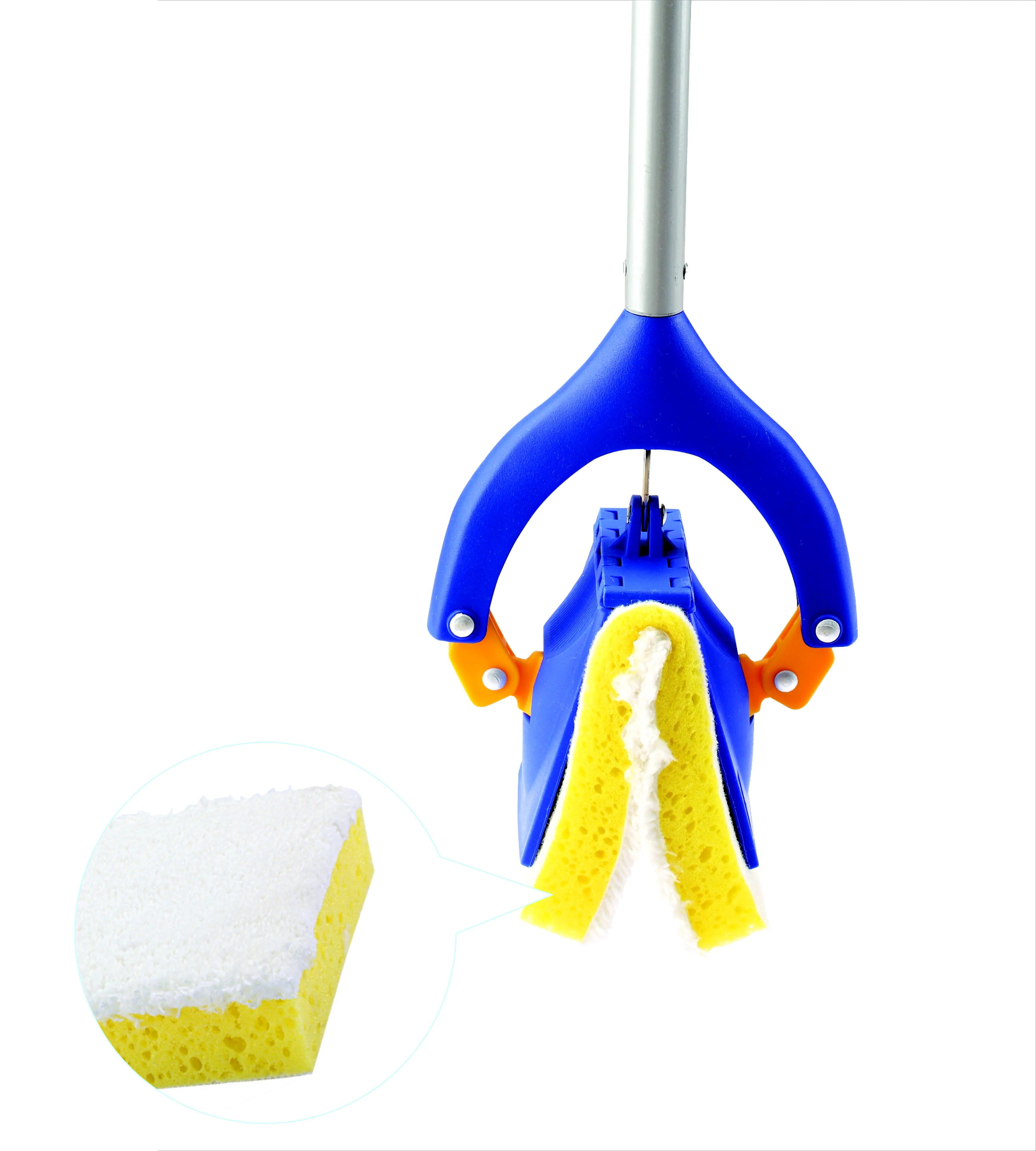 Neco Household Cleaning Telescopic Steel Squeegee Sponge Butterfly Mop