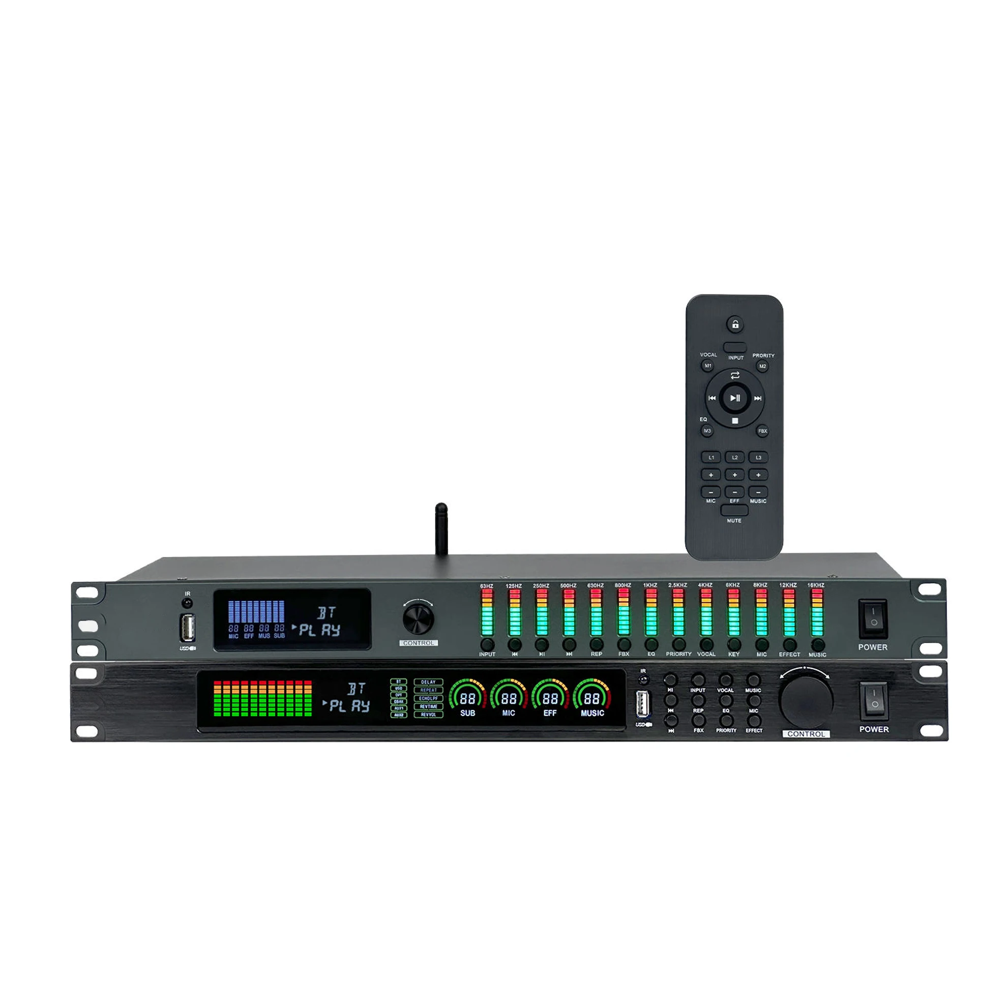 Professional KM980 Digital Processor Audio Processor Equalizer for ...