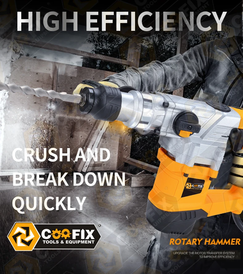 Coofix 1050watts 26mm Sdsplus Heavy Duty Electric Rotary Power Hammer Drill Machine Buy 1050w