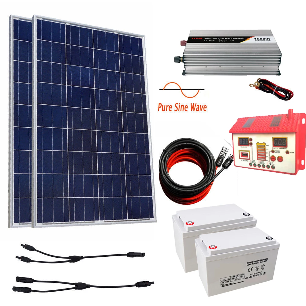 kit solar 100w