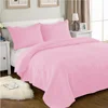 Cotton embroidered plain high quality goods bedspread set