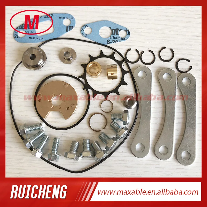 Powermaxturbos T3/T4 Turbo Rebuild Kit – Major Repair Kit For Standard Shaft T04E, T04B Turbos