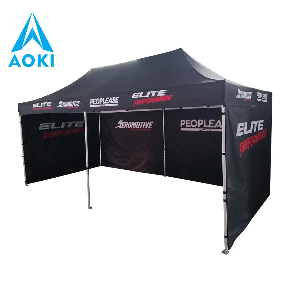 Custom Design Folding Tents 40*40mm hexagon frame hot sale 10X10 Pop Up Canopy Tent Market advertising outdoor Gazebo