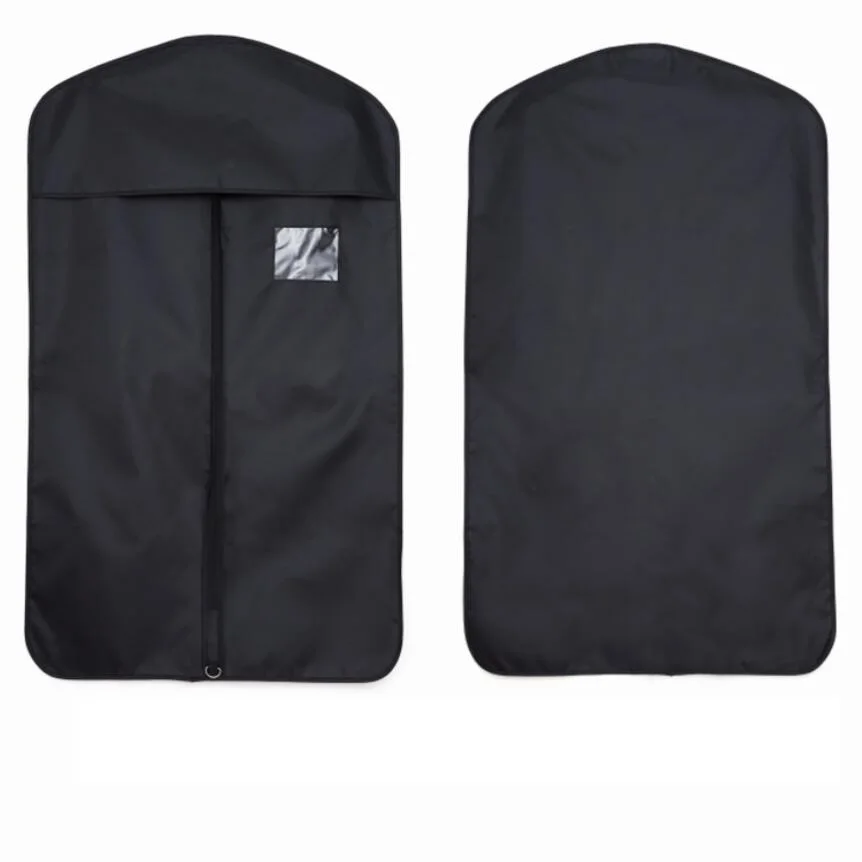 Ecofriendly Custom Printed Black 420d Polyester Garment Bag Breathable