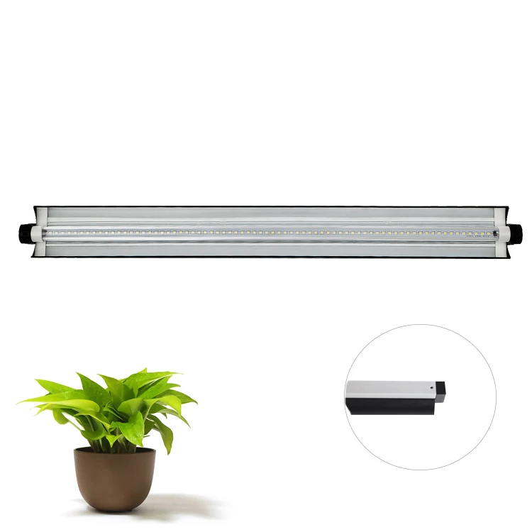 hydroponics vertical lighting stand t5 led strip grow veg light tube fixtures 6500k