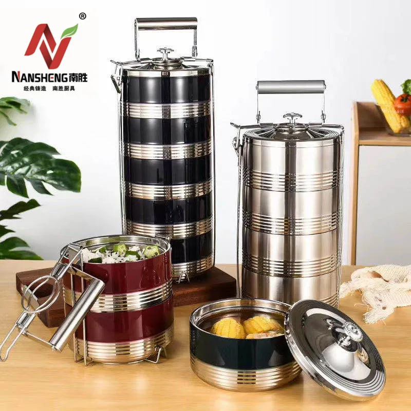 4 layer stainless food container