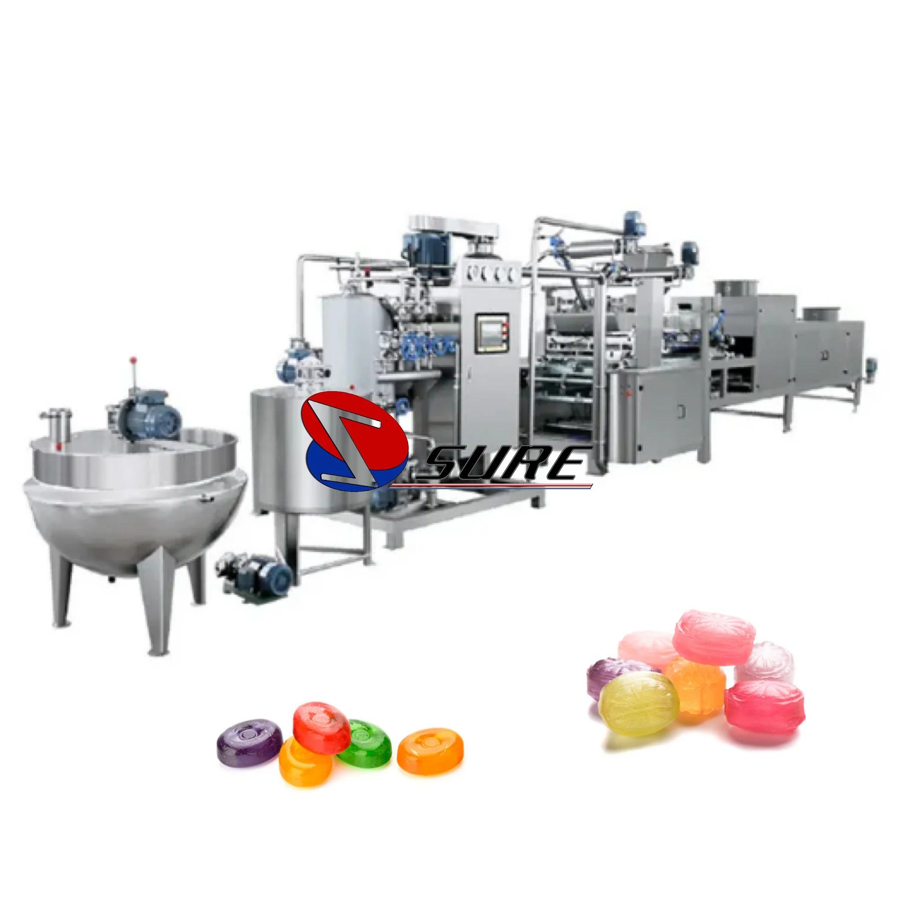 High Productivity Hard Candy Making Machine - 1 Year Warranty