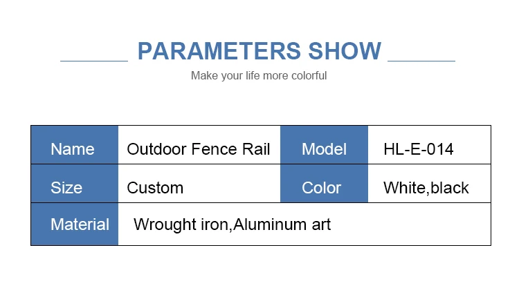 Welded and polished Aluminium home garden fence