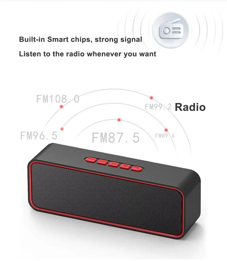Wholesale 4000mAh Battery 6W Portable Bluetooth Speaker, Big MagicBox mini Wireless Stereo Speakers with Ultra Bass - ANKUX.COM