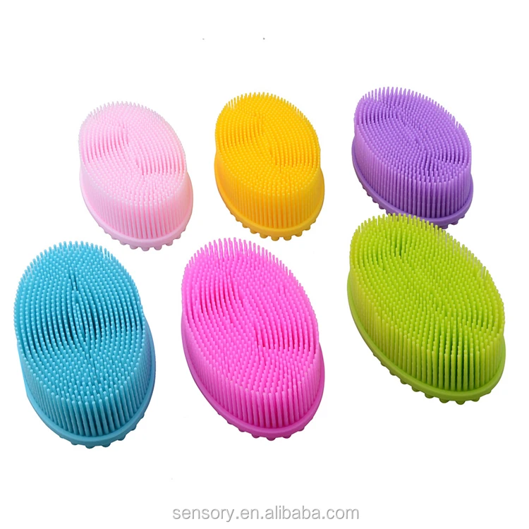 Super Soft Silicone Therapressure Sensory Body Brush For Autism - Buy ...