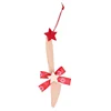 Christmas Decorations Wooden Knife/Fork/Spoon Pendant Xmas Tree Decorative Hanging Ornament
