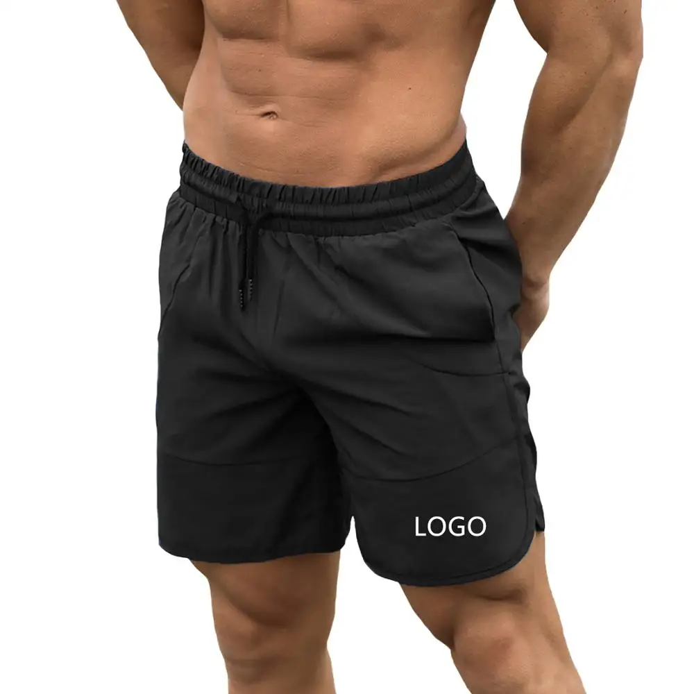 

Wholesales 7'' Inch Spandex Workout Shorts Mesh Fitness Mens Gym Shorts With Pocket