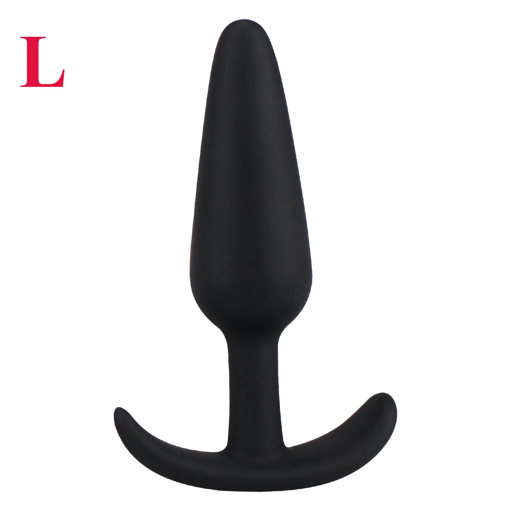 100% Silicone Unisex Huge Butt Plug Gay Anal Plug For Couple