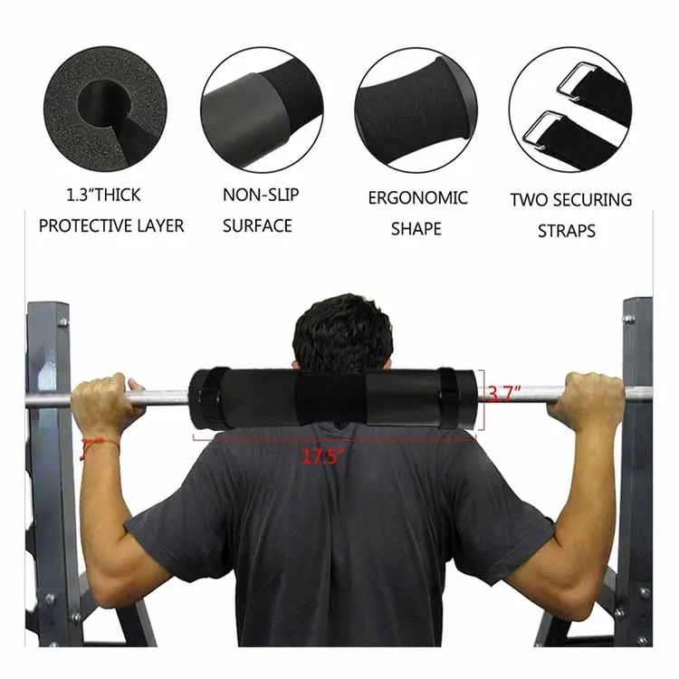 Smith Machine Home Gym Obetuens Squat Pad Barbell Pad Neck Shoulder Pad Support For Squats Lunges Hip Thrusts Compact, Portable Size With A Lightweight Design To Use Barbell Hip Thrust Pad