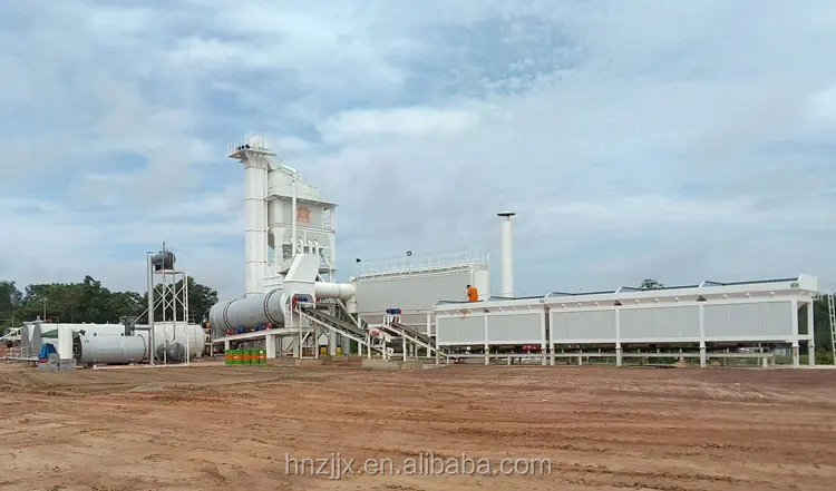 One-trailer-mounted mobile drum mix asphalt plant