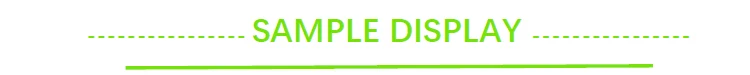 sample display