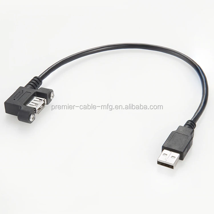 USB Round Panel Mount Extension Cable manufacture