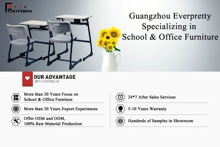 Step Furniture University Study Table Chair College Study Desk and Chair Classroom Step Chair