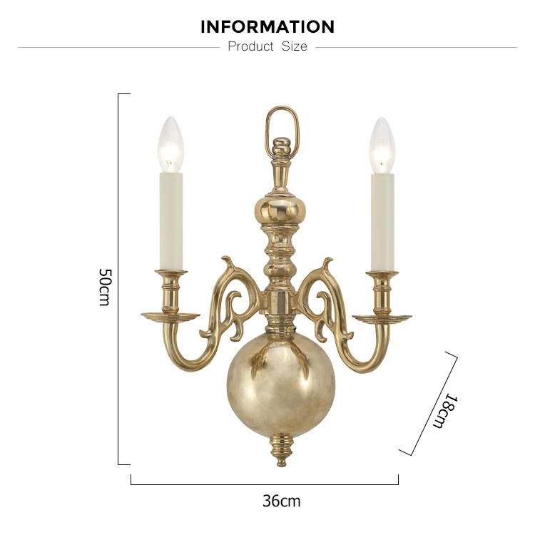 indoor brass wall lamp decorative