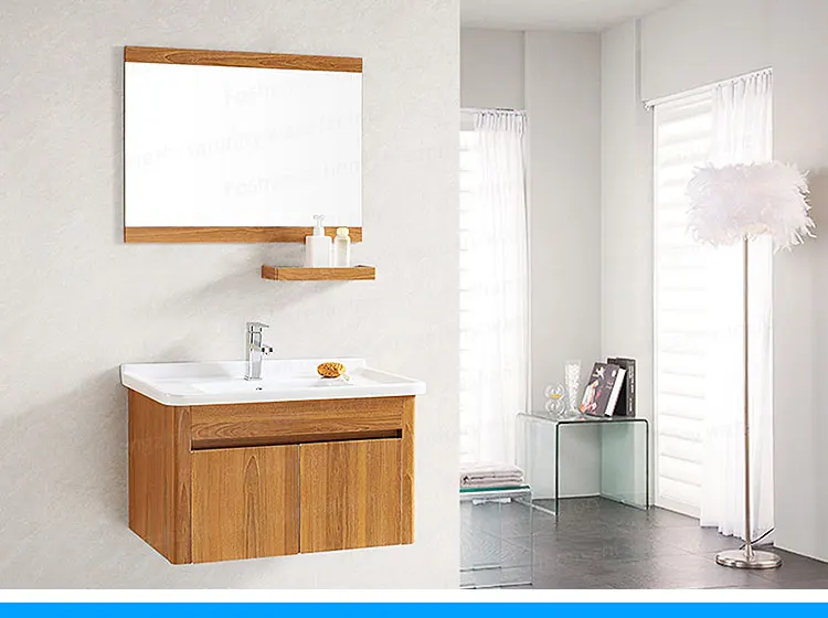 Modern Waterproof Stainless Steel wall bathroom sink cabinets